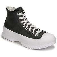 Sapatos Mulher Sapatilhas de cano-alto Converse Chuck Taylor All Star Lugged 2.0 Leather Foundational Leather Preto