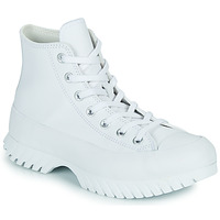 Sapatos Mulher Sapatilhas de cano-alto Converse Chuck Taylor All Star Lugged 2.0 Leather Foundational Leather Branco