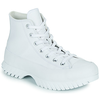 Sapatos Mulher Sapatilhas de cano-alto Converse Chuck Taylor All Star Lugged 2.0 Leather Foundational Leather Branco