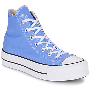 Sapatos Mulher Sapatilhas de cano-alto Converse Chuck Taylor All Star Lift Canvas Seasonal Color Azul