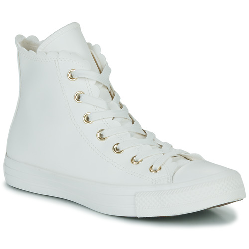 Sapatos Mulher Sapatilhas de cano-alto Converse Print Chuck Taylor All Star Mono White Branco