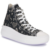 Sapatos Mulher Sapatilhas de cano-alto Converse Converse Chuck Taylor All Star 1V Hi Çocuk Beyaz Sneaker Crystal Energy Preto