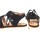 Sapatos Mulher Multi-desportos MTNG Sandália feminina MUSTANG 50555 preta Preto