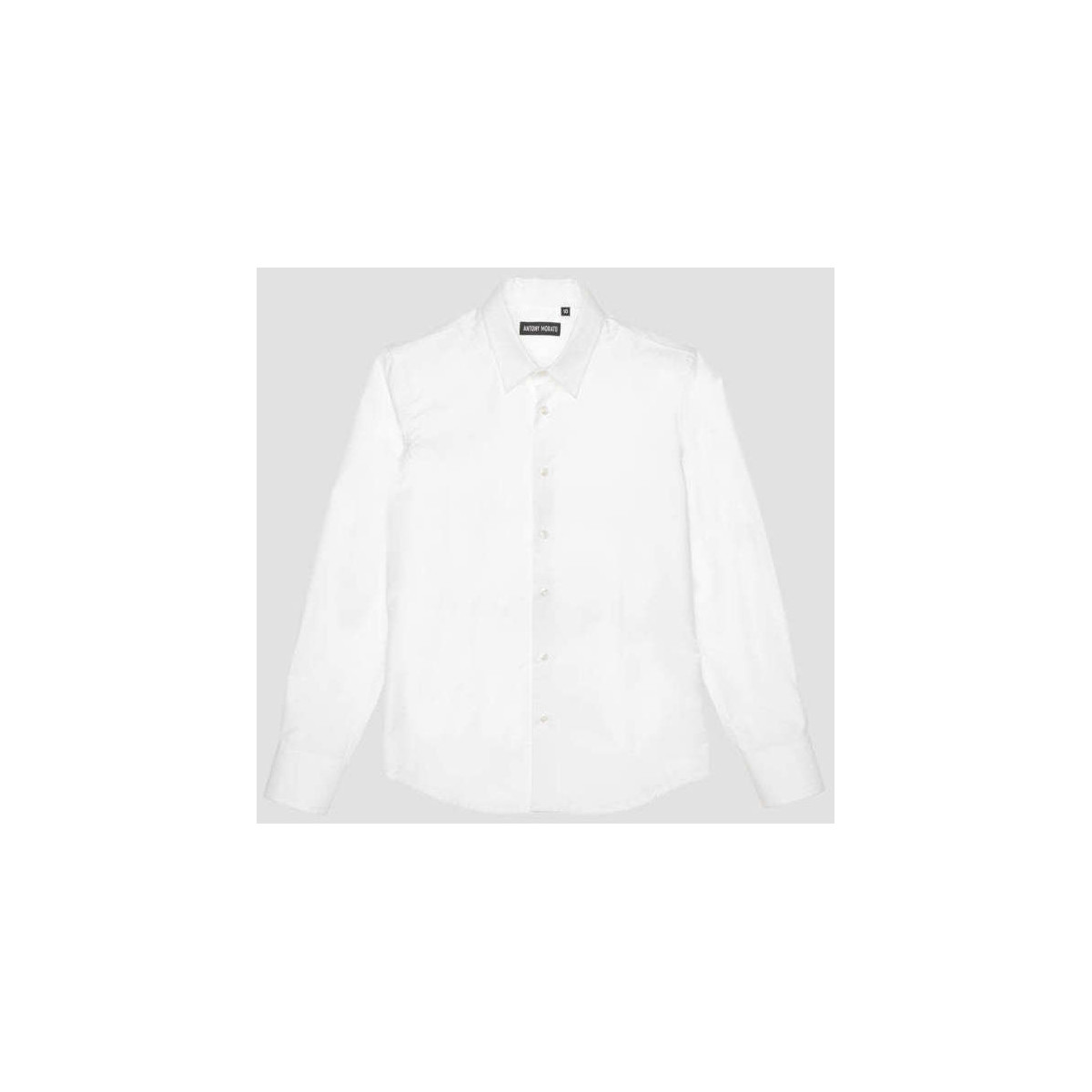 Textil Rapaz Camisas mangas comprida Antony Morato MKSL00257-FA440047-1000-1-21 Branco