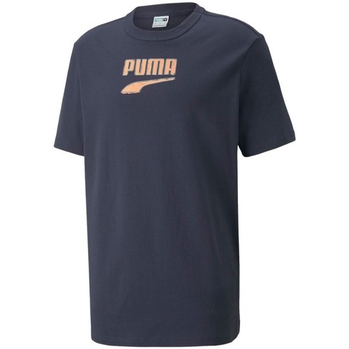 Textil Homem T-shirts e Pólos Puma Fd Downtown Logo Tee Azul
