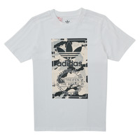 Textil Rapaz T-Shirt mangas curtas adidas Originals HK0279 Branco