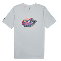 Textil Criança T-Shirt mangas curtas adidas ideas Originals HL6870 Branco