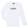 Textil Rapaz T-shirt Sleeveless mangas compridas Napapijri S-BOX LS Branco