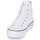Sapatos Rapariga Converse ctas hi a01192c beyond pink white black Chuck Taylor All Star Eva Lift Leather Foundation Hi Branco
