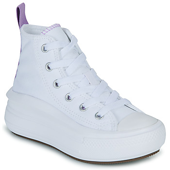 Sapatos Rapariga Sapatilhas de cano-alto Converse Chuck Taylor All Star Move Platform Foundation Hi Branco / Lilás