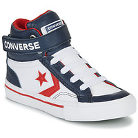Sapatos Criança Sapatilhas de cano-alto Converse Pro Blaze Strap Hi Branco / Azul