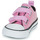 Sapatos Rapariga Sapatilhas Converse Chuck Taylor All Star 2V Glitter Ox Rosa