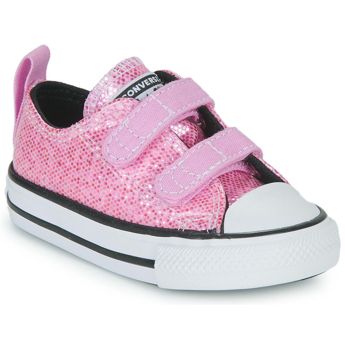 Sapatos Rapariga Sapatilhas Summer Converse Chuck Taylor All Star 2V Glitter Ox Rosa