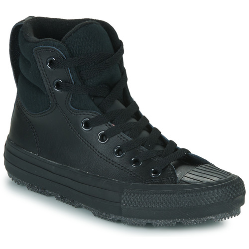 Sapatos Criança Sapatilhas de cano-alto New Converse Chuck Taylor All Star Berkshire Boot Leather Hi Preto
