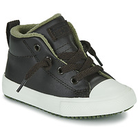 Sapatos Criança Sapatilhas de cano-alto Converse Chuck Taylor All Star Street Boot Leather Mid Castanho