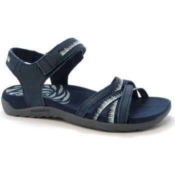 Sapatos Mulher Sandálias Merrell Terran 3 Cush Cross Azul marinho