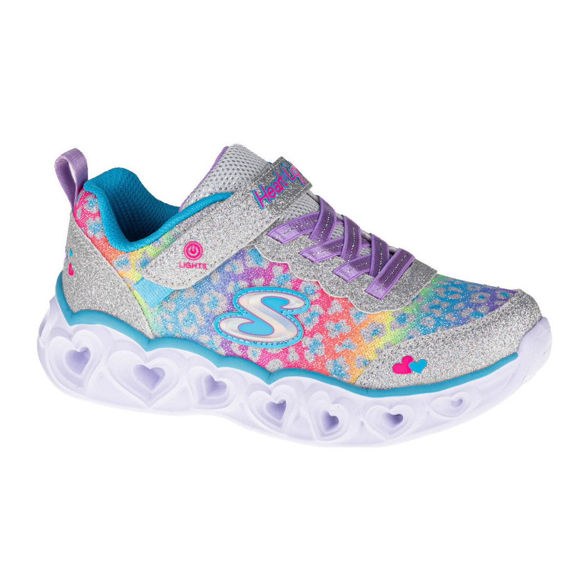 Sapatos Rapariga Sapatilhas Skechers Heart Lights Shimmer Sports Multicolor