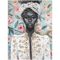 Casa Quadros / telas Signes Grimalt Pintura Da Mulher Africana Preto