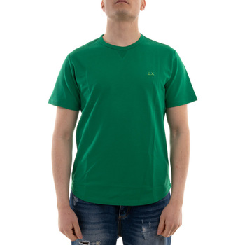 Textil Homem T-shirts e Pólos Sun68 T32116 Verde
