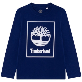 Textil Rapaz T-shirt mangas compridas Timberland  Azul