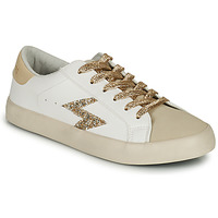 Sapatos Mulher Sapatilhas Calvin Klein Jeansises SOHO Branco / Bege / Ouro