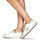 Sapatos Mulher Sapatilhas Le Temps des Cerises SOHO Branco / Bege / Ouro