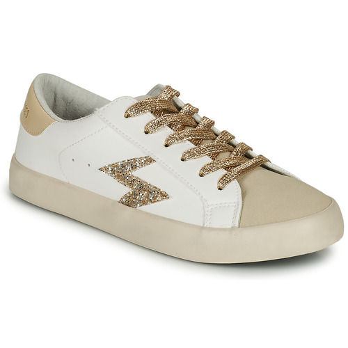 Sapatos Mulher Sapatilhas Art of Soule SOHO Branco / Bege / Ouro