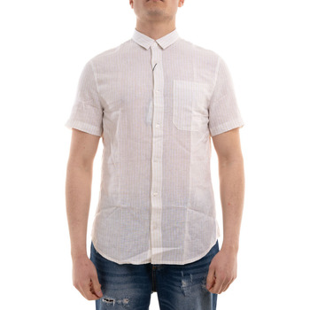 Textil Homem Camisas mangas comprida EAX 3LZC52ZNRCZ Branco