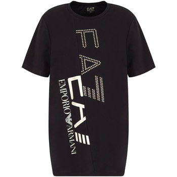 Textil Mulher T-shirts e Pólos Ea7 Emporio Armani 3LTT20 TJBEZ Preto