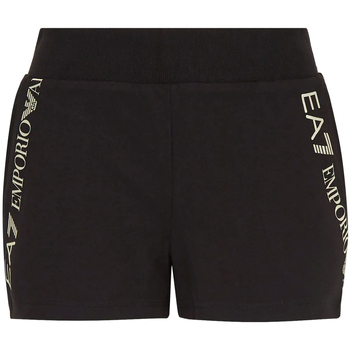 Textil Mulher Shorts / Bermudas Ea7 Emporio Armani 3LTS54 TJCQZ Preto