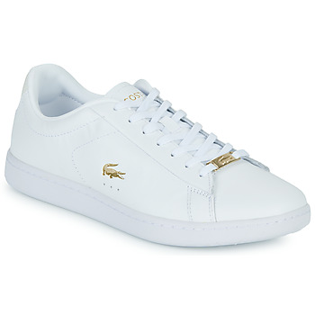 Sapatos Mulher Sapatilhas Wht Lacoste CARNABY Branco / Ouro