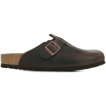Sapatos Homem Chinelos Birkenstock Boston Bs Oiled Leather Castanho