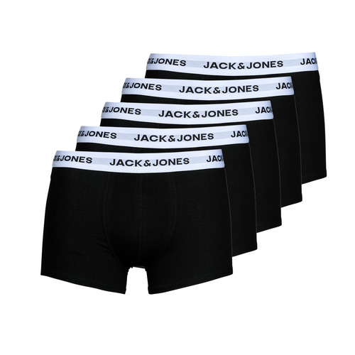 Jacsolid Trunks 5 Pack Op Boxer Jack & Jones JACBASIC X5 Preto / Branco