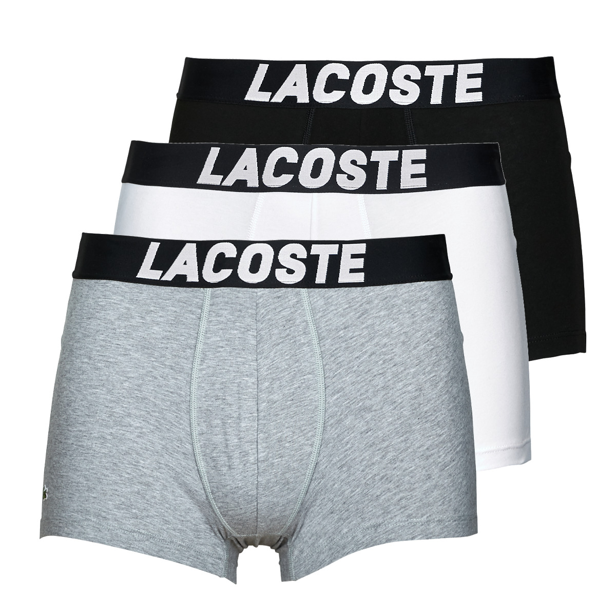 Roupa de interior Homem Boxer Lacoste 5H2083 X3 Sweatshirt com capuz Lacoste Sport preto