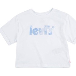 Textil Rapariga Polos mangas curta Levi's  Branco