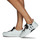 Sapatos Mulher Sapatilhas Desigual STREETMICKEY CRACK Branco / Preto
