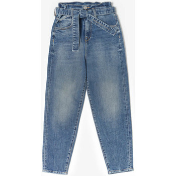 Textil Rapariga Calças de ganga Polos mangas curtaises Jeans boyfit MILINA, comprimento 34 Azul
