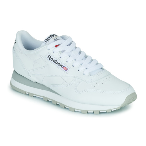 Sapatos Sapatilhas Reebok Run Classic CLASSIC LEATHER Branco / Cinza