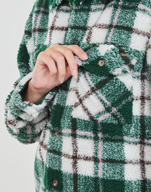 Volcom SILENT SHERPA JACKET Verde / Branco