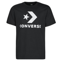 Textil Homem T-Shirt mangas curtas Converse GO-TO STAR CHEVRON TEE Preto