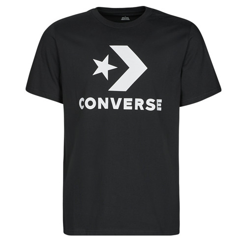 Textil T-Shirt mangas curtas Dogwood Converse GO-TO STAR CHEVRON TEE Preto