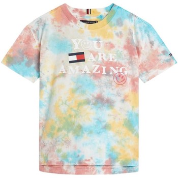 Textil Rapaz T-shirts e Pólos Tommy Hilfiger  Multicolor