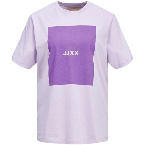 Textil Mulher T-Shirt mangas curtas Jjxx  Violeta