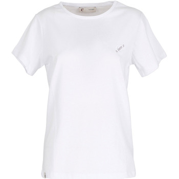Textil Mulher T-shirts e Pólos Café Noir JT0045 Branco