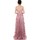 Textil Mulher Vestidos compridos Impero Couture BU25621-2 Violeta