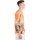 Textil Homem Camisas mangas comprida Bicolore 3327-LAPIZ Laranja