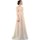 Textil Mulher Vestidos compridos Impero Couture MH95353 Ouro