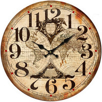 Casa Relógios Signes Grimalt World Do Relógio De Parede Castanho