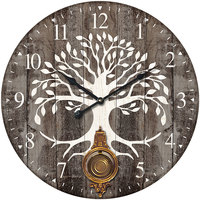 Casa Relógios Signes Grimalt Relógio De Parede Da Árvore Da Parede Castanho