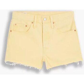 Textil Mulher Shorts / Bermudas Levi's 56327 0247 - 501 SHORT-YD BOTANICAL SRT GARDENIA Amarelo
